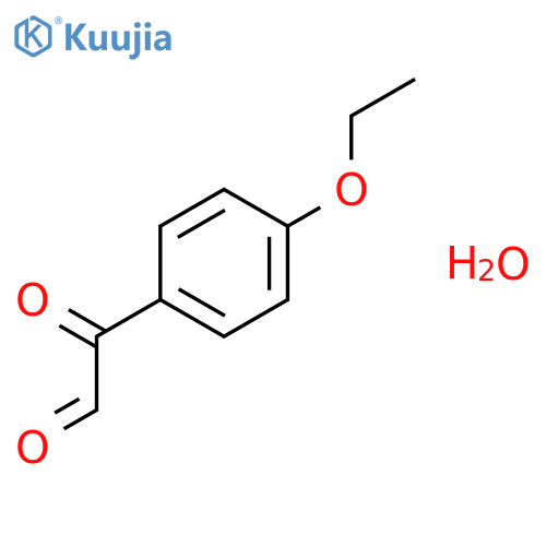2-(4-Ethoxyphenyl)-2-oxoacetaldehyde hydrate structure
