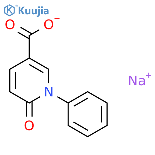 5-Carboxy-N-phenyl-2-1H-pyridone, Sodium Salt structure