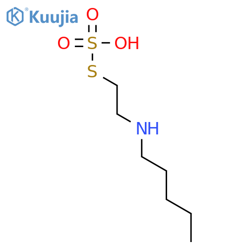 Thiosulfuric acid,S-[2-(pentylamino)ethyl] ester structure