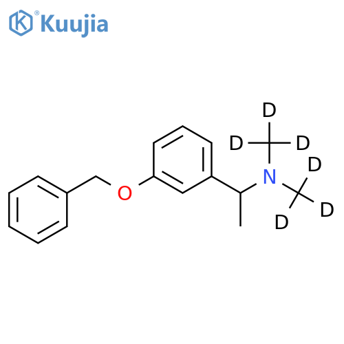 N-1-(3’-Benzyloxyphenyl)ethyl-N,N-dimethyl-d6-amine structure
