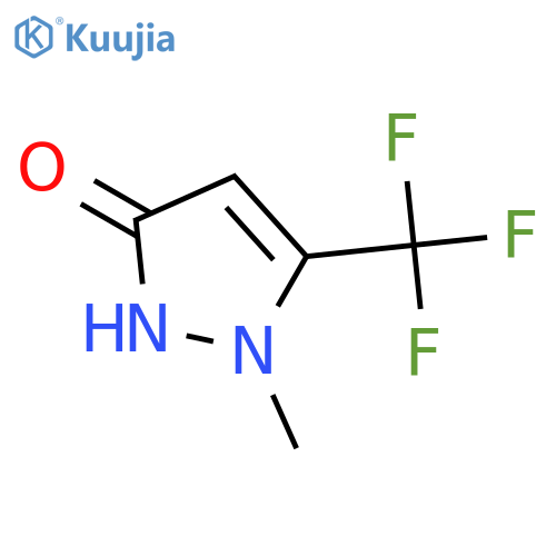 1-Methyl-5-(trifluoromethyl)-1H-pyrazol-3(2H)-one structure