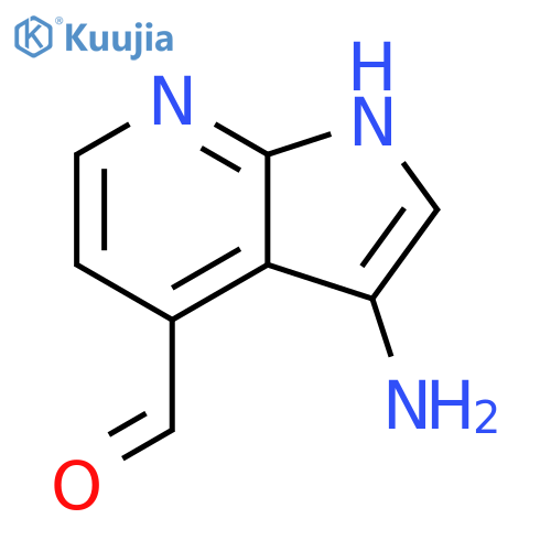 3-amino-1H-pyrrolo[2,3-b]pyridine-4-carbaldehyde structure