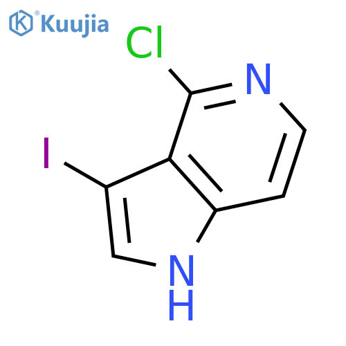 4-Chloro-3-iodo-1H-pyrrolo[3,2-c]pyridine structure