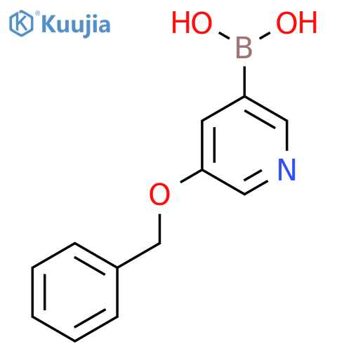 (5-(Benzyloxy)pyridin-3-yl)boronic acid structure