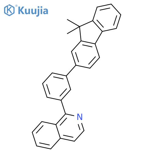1-(3-(9,9-Dimethyl-9h-fluoren-2-yl)phenyl)isoquinoline structure