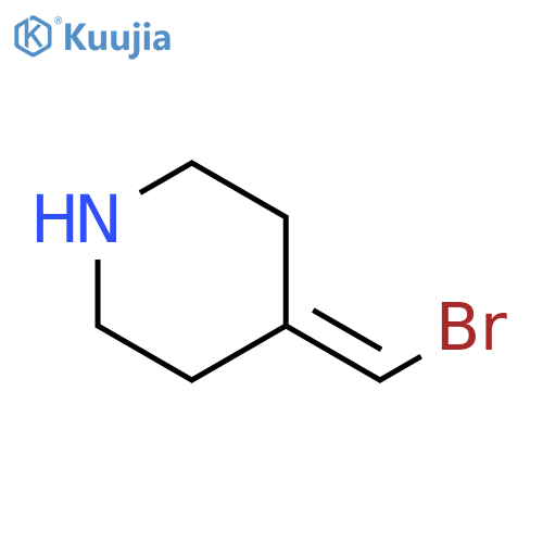 Piperidine, 4-(bromomethylene)- structure