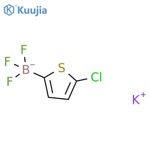 Potassium 2-chlorothiophene-5-trifluoroborate structure