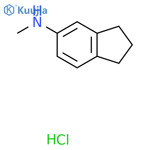 N-Methyl-2,3-dihydro-1H-inden-5-amine hydrochloride structure