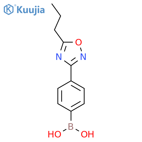 Boronic acid, B-[4-(5-propyl-1,2,4-oxadiazol-3-yl)phenyl]- structure