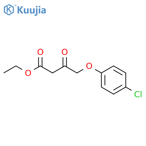 Ethyl 2-(4-chlorophenoxy)acetoacetate structure