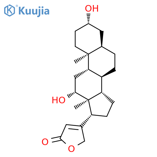 Card-20(22)-enolide,3,12-dihydroxy-, (3b,5b,12b)- (9CI) structure
