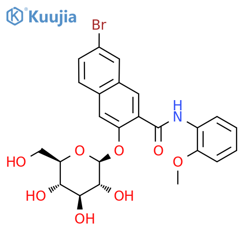 Naphthol AS-BI b-D-glucopyranoside structure