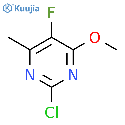 2-Chloro-5-fluoro-4-methoxy-6-methylpyrimidine structure