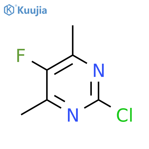 2-Chloro-5-fluoro-4,6-dimethylpyrimidine structure