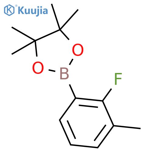 2-(2-Fluoro-3-methylphenyl)-4,4,5,5-tetramethyl-1,3,2-dioxaborolane structure