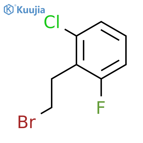 2-(2-bromoethyl)-1-chloro-3-fluorobenzene structure