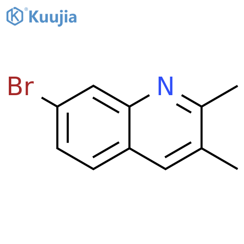 Quinoline, 7-bromo-2,3-dimethyl- structure
