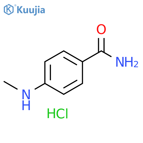 4-(methylamino)benzamide hydrochloride structure