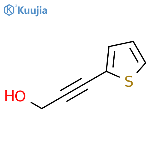 3-(thiophen-2-yl)prop-2-yn-1-ol structure