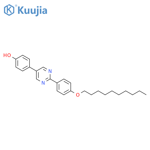 Phenol,4-[2-[4-(decyloxy)phenyl]-5-pyrimidinyl]- structure