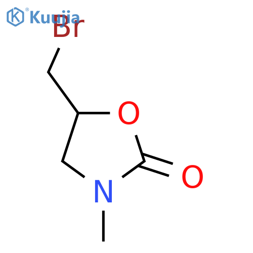 5-(Bromomethyl)-3-methyl-1,3-oxazolidin-2-one structure