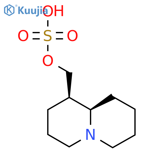 ((1R,9aR)-octahydro-1H-quinolizin-1-yl)methyl hydrogen sulfate structure