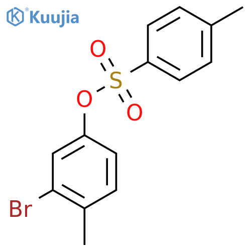 3-Bromo-4-methylphenyl 4-methylbenzene-1-sulfonate structure