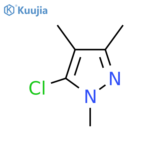 5-Chloro-1,3,4-trimethyl-1H-pyrazole structure