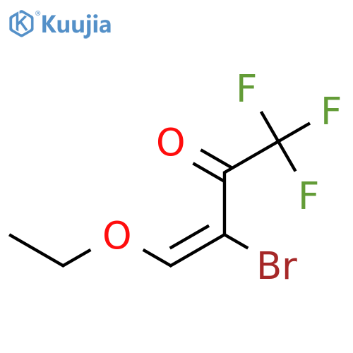 3-Bromo-4-ethoxy-1,1,1-trifluorobut-3-en-2-one structure