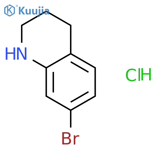 7-Bromo-1,2,3,4-tetrahydroquinoline hydrochloride structure