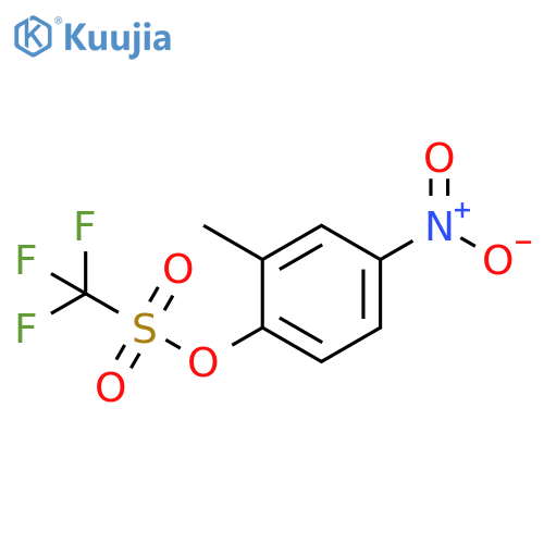 2-Methyl-4-nitrophenyl triflate structure