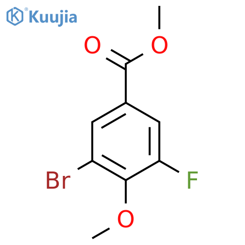 Methyl 3-bromo-5-fluoro-4-methoxybenzoate structure