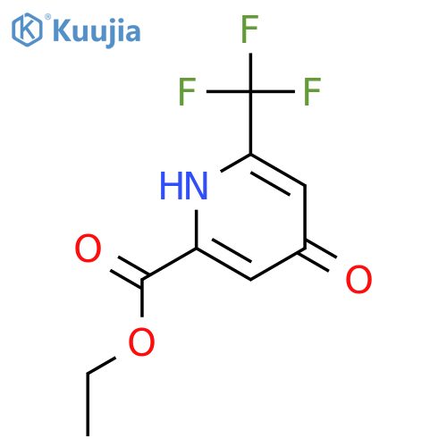 Ethyl 4-hydroxy-6-(trifluoromethyl)picolinate structure
