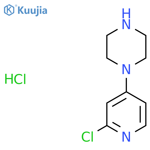 1-(2-chloropyridin-4-yl)piperazine hydrochloride structure