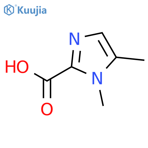 1,5-dimethyl-1H-imidazole-2-carboxylic acid structure