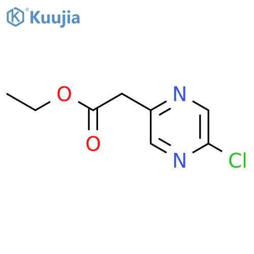 ethyl 2-(5-chloropyrazin-2-yl)acetate structure