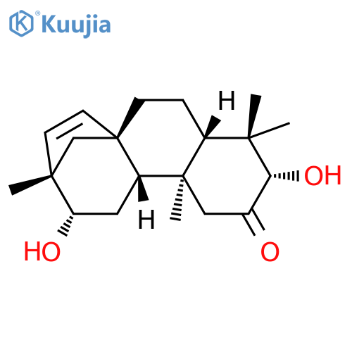 17-Norkaur-15-en-2-one,3,12-dihydroxy-13-methyl-, (3a,8b,12a,13b)- (9CI) structure