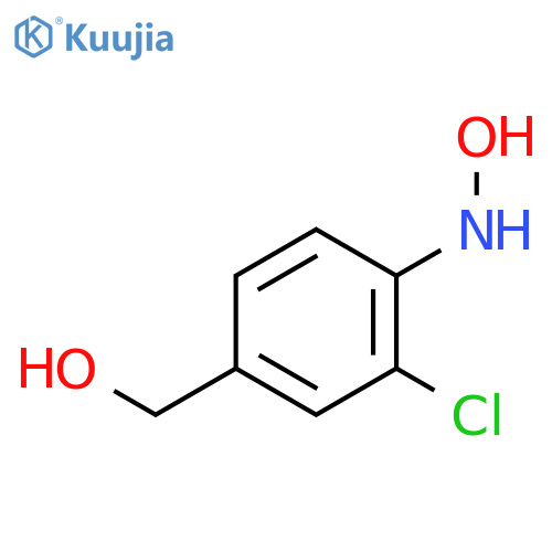 Benzenemethanol,3-chloro-4-(hydroxyamino)- structure