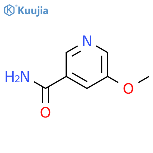 5-methoxy-3-Pyridinecarboxamide structure