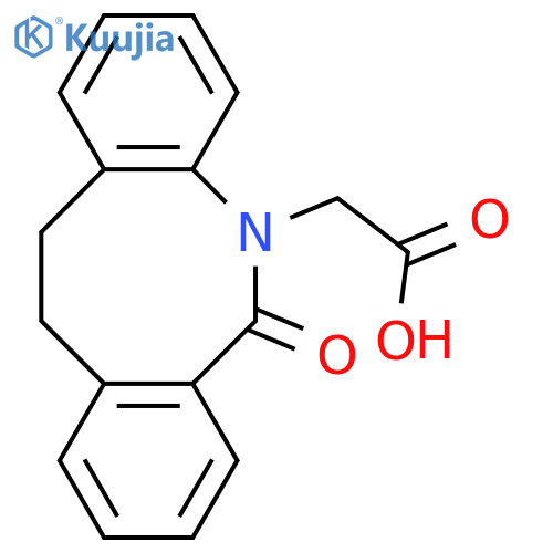 (6-oxo-11,12-dihydrodibenzo[b,f]azocin-5(6h)-yl)acetic Acid structure
