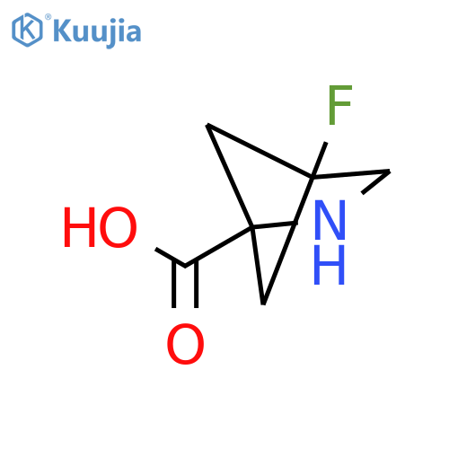 4-Fluoro-2-azabicyclo[2.1.1]hexane-1-carboxylic acid structure