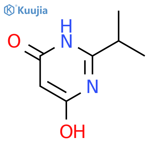 6-Hydroxy-2-isopropylpyrimidin-4(3H)-one structure