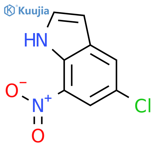 5-Chloro-7-nitro-1H-indole structure