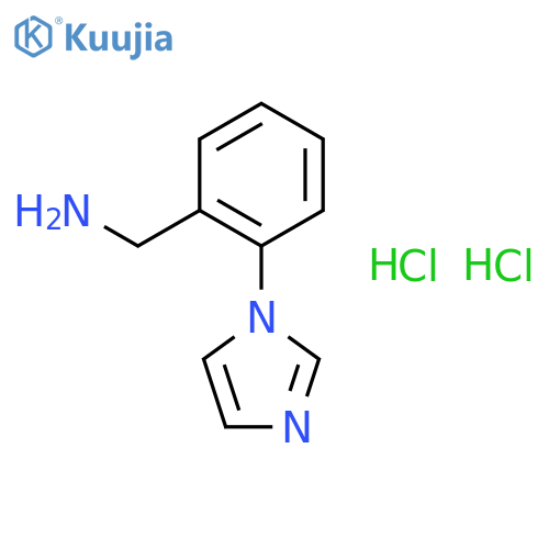 (2-(1H-Imidazol-1-yl)phenyl)methanamine dihydrochloride structure