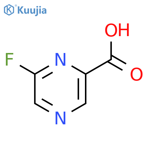 6-Fluoro-pyrazine-2-carboxylic acid structure
