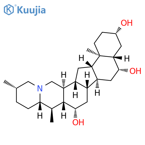 Cevane-3,6,16-triol, (3b,5a,6b,16b)- (9CI) structure