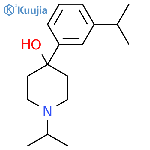 4-Hydroxy-4-(3-iso-propylphenyl)-1-iso-propylpiperidine structure