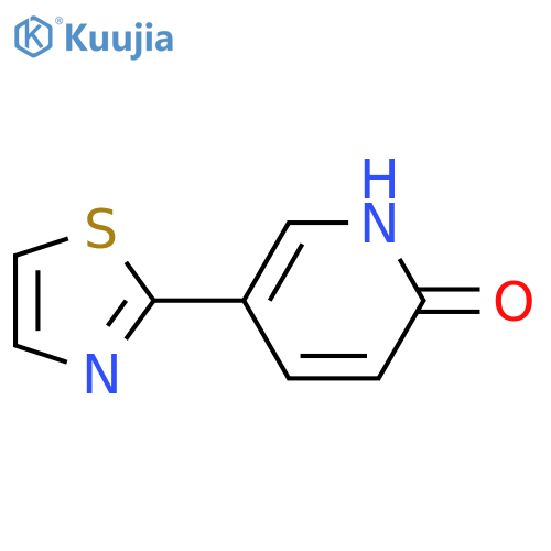 5-(1,3-Thiazol-2-yl)-1,2-dihydropyridin-2-one structure