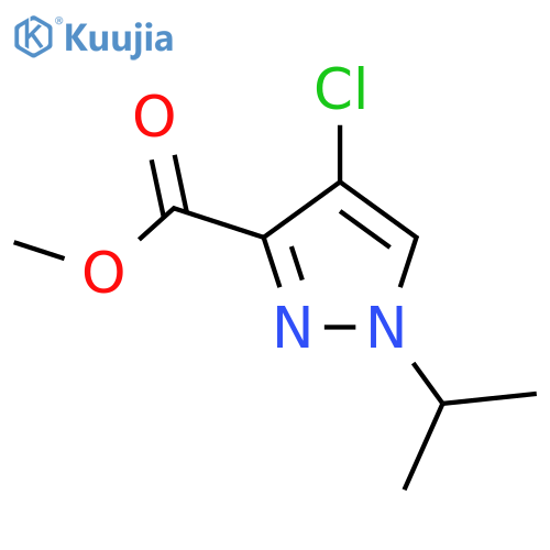 methyl 4-chloro-1-(propan-2-yl)-1H-pyrazole-3-carboxylate structure