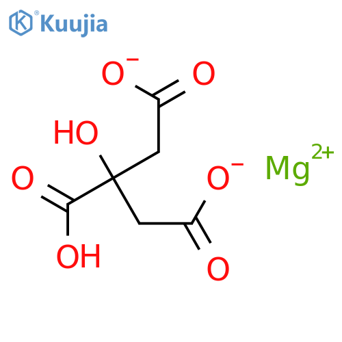Magnesium citrate, dibasic hydrate structure